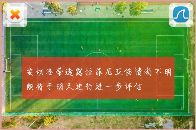 安切洛蒂透露拉菲尼亚伤情尚不明朗将于明天进行进一步评估